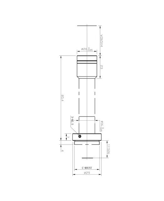 1.5X Telecentric Lens (WD 65 mm)